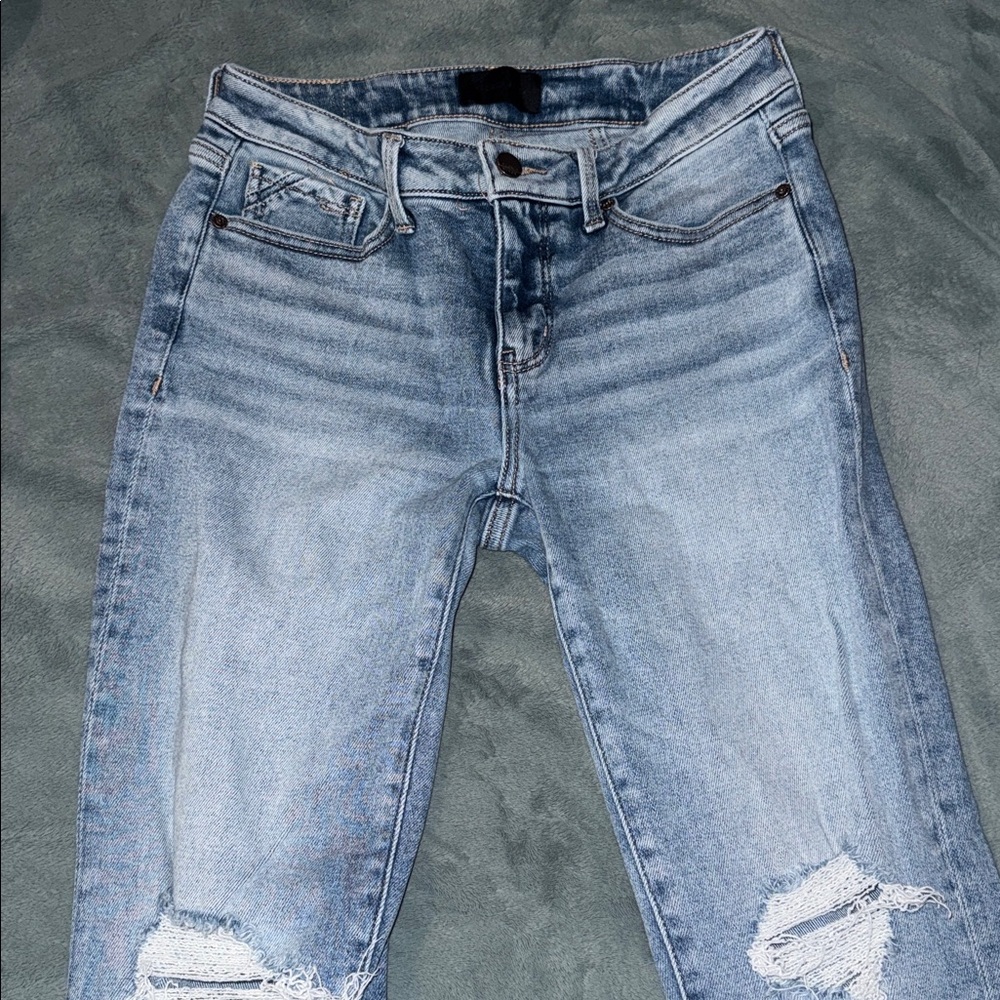 Buckle Black Bootcut Jeans